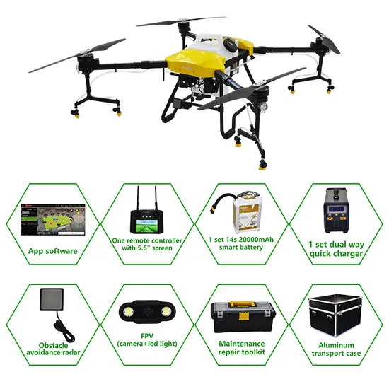 Parte do pulverizador agrícola do zangão que pulveriza peças do zangão acessórios do conjunto das peças do zangão